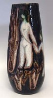 Lot 162 - Fantoni vase decorated with ladies.