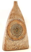 Lot 175 - Alan Wallwork lampbase  of triangular shape
