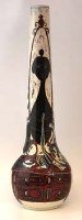 Lot 176 - Massive Ceramica Astra Baldi vase   incised and