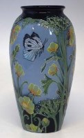 Lot 195 - Moorcroft Butterfield trial vase not in