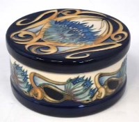 Lot 205 - Moorcroft blue corn flower not in production box