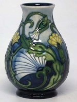 Lot 212 - Moorcroft vase   decorated with Rough Hawks Beard