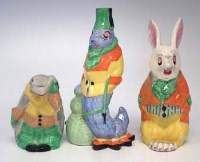 Lot 218 - Three Alice in Wonderland figures.