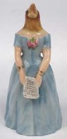 Lot 238 - Royal Worcester Jenny Lind candle snuffer.