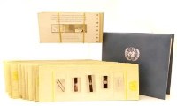 Lot 312 - John Pinches silver set of flags of the United