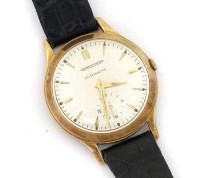 Lot 430 - Jaeger-LeCoultre 9ct gold wristwatch