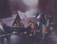 Lot 541 - Marc Grimshaw, Carting, pastel.