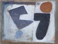 Lot 542 - Roy Turner Durrant, Composition, gouache.