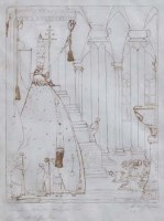 Lot 555 - Marcus Behmer, Von dem Fischer un syner Fru, ink.
