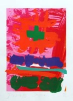 Lot 595 - Albert Irvin, Sangora, signed screenprint.