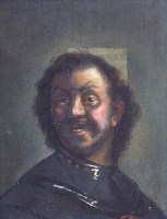 Lot 618 - Dutch School, 19th century, Portrait of a cavalier, oil.