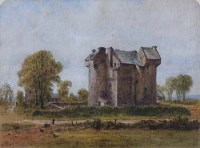 Lot 625 - Waller Paton, Claypotts Castle near Dundee, watercolour.