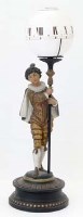 Lot 661 - Lamp clock.