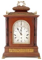 Lot 667 - Bracket Clock with Key