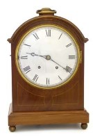 Lot 668 - German Mahogany Bracket Clock