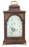 Lot 673 - Thos. Green bell top bracket clock.