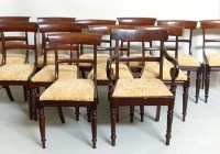 Lot 714 - Set of twelve Victorian mahogany dining chairs