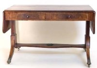 Lot 718 - Mahogany sofa table, early 19th century