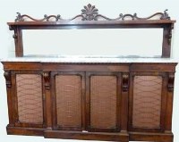 Lot 725 - Early Victorian rosewood chiffonier