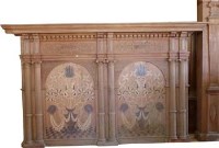 Lot 730 - Large neo classical pine fire surround