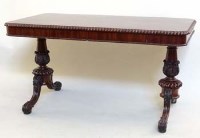 Lot 732 - William IV mahogany library table