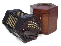 Lot 41 - Lachenal concertina