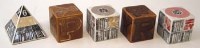 Lot 112 - Fornasetti calendar cubes and a Fornasetti Pyramid