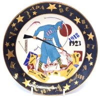 Lot 126 - Russain 1921 revolutionary plate.