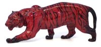 Lot 140 - Royal Doulton Flambe Tiger