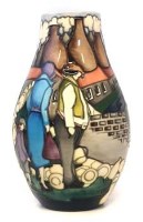 Lot 146 - Moorcroft Brindleys canal trial vase