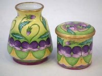 Lot 147 - Two Moorcroft enamels pieces