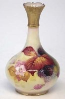 Lot 154 - Royal Worcester K. Blake vase.