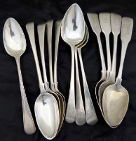 Lot 254 - Group of mixed dessert spoons