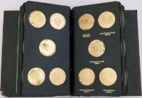 Lot 262 - Fifty silver gilt medallions A History of the