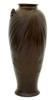 Lot 400 - Bronze Japanese vase.