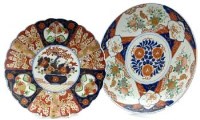 Lot 423 - Two Japanese Imari chargers, late Meiji period