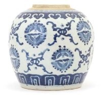 Lot 437 - Chinese blue and white ginger jar.