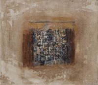 Lot 489 - Luise Kaish, Abstract design, mixed media.