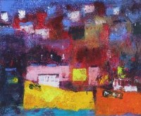 Lot 500 - Caroline Bailey, Mevagissey, Yellow Boat, m/m.