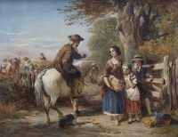 Lot 621 - T.F. Marshall, Harvest Time, oil.