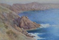 Lot 636 - Ethel Cheeswright, Sark coastal scene, watercolour.