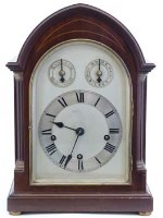 Lot 653 - W & H Lancet bracket clock.