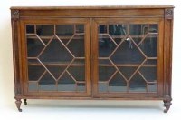 Lot 689 - William IV rosewood dwarf bookcase