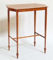 Lot 695 - Edwardian satinwood occasional table.