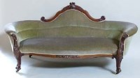 Lot 700 - Victorian walnut settee