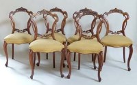 Lot 710 - Six parlour chairs.