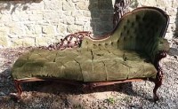 Lot 721 - Rosewood couch.