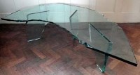 Lot 734 - Danny Lane glass table