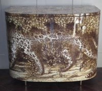Lot 743 - Fornasetti 'Leopard' chest of drawers