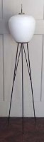 Lot 746 - Murano floor lamp and shade
